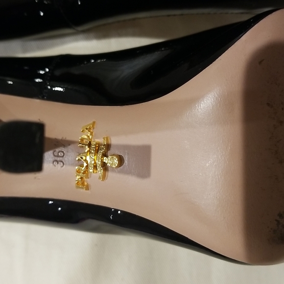 PRADA MILANO DAL 1913 BLACK patent leather pumps very good condition - Picture 4 of 5